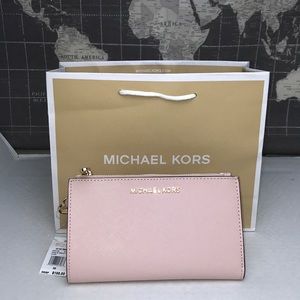 NWT Michael Kors Large Double ZIP Wristlet